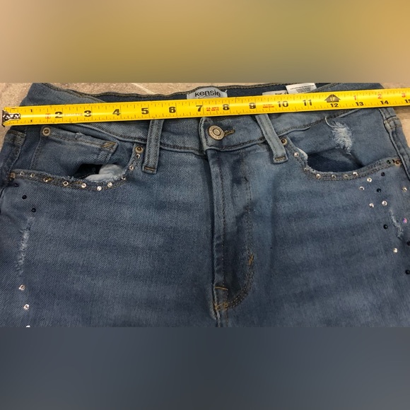 🔥Kensie Jeans🔥Vintage Luxe🔥The Slim🔥Leg High Rise Jeans🔥Measurements Pics🔥 - Picture 12 of 16